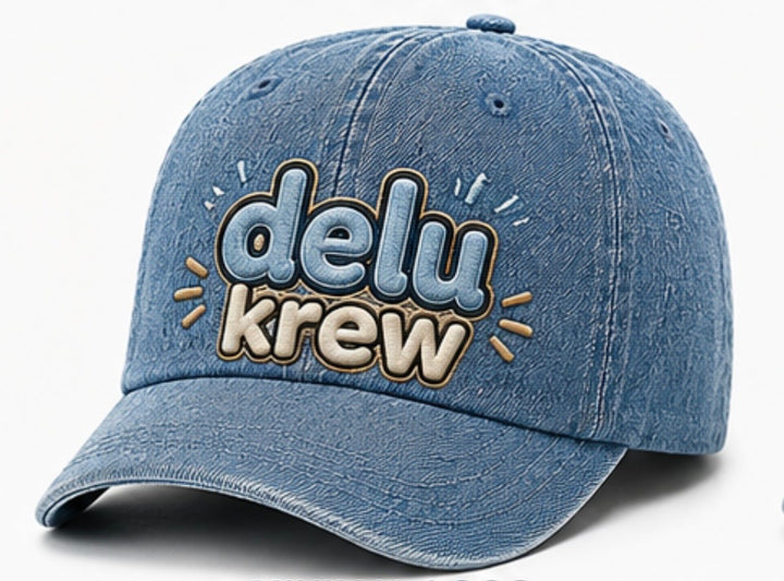 DELU KREW Denim Ponytail Cap